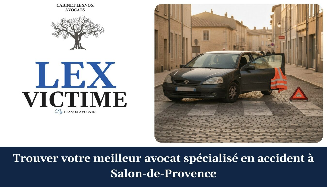 Trouver votre meilleur avocat spécialisé en accident à Salon-de-Provence — cabinet LEXVOX Avocats, Salon-de-Provence