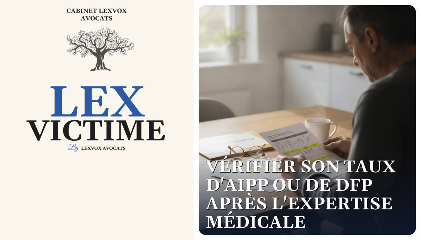 Vérifier son taux d'AIPP ou de DFP après l'expertise médicale