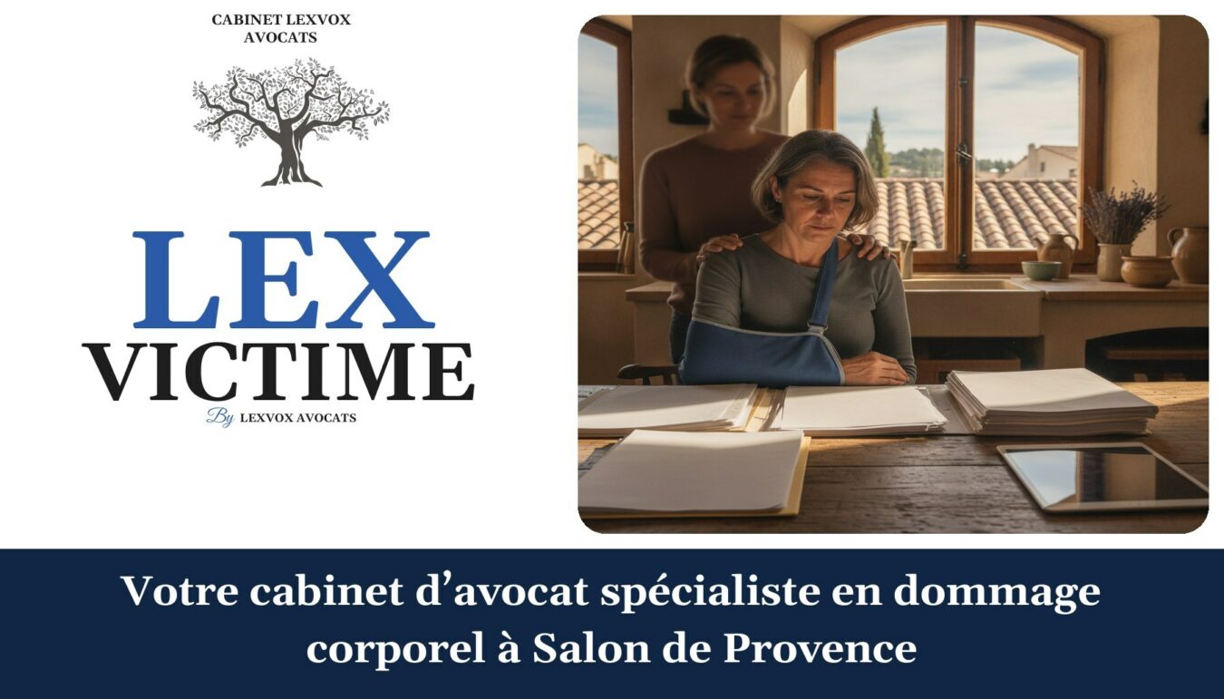 Votre cabinet d’avocat spécialiste en dommage corporel à Salon de Provence — cabinet LEXVOX Avocats, Salon-de-Provence